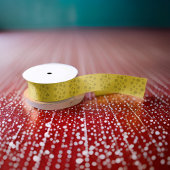 金ゴールドシンプルグレースノーフレーク サテンリボン