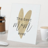 金ゴールドシンプルザママエバーマザーズデイ 台座サイン (インサイチュ)