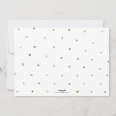 金ゴールドシンプルスクリプトハッピーニューイヤーホリデーカード シーズンカード (裏面)