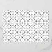 金ゴールドシンプルホワイトGradスクリプト4枚の写真の卒業 箔招待状 (裏面)