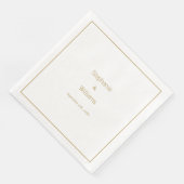 金ゴールドシンプルホワ結婚イエレガントトミニマルス (コーナー)