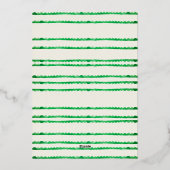 金ゴールドシンプルモダンフェスティバルレトロフレーム写真 箔シーズンカード (裏面)