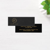 金ゴールドシンプルモノグラムジュエリーデザイナースタッドイヤリング (デスク)