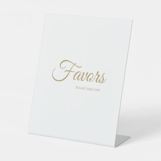 金ゴールドシンプル書道の好意 台座サイン (正面)