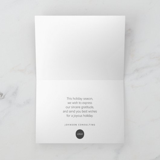 金ゴールドシンプル業のフェイク喜び シーズンカード (内部)