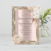 金ゴールドシーケンスフレーム、バラ金ゴールドボーホフロー退職 招待状 (スタンド正面)