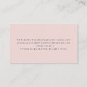 金ゴールドシーセルエレガント 名刺 (裏面)