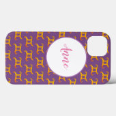 金ゴールドジェミニアストロロジーサイン名前をカスタムする Case-Mate iPhoneケース (裏面 (横))