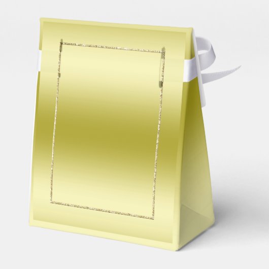 金ゴールドジェム&グリッター50thゴールデンバースデーパーティー フェイバーボックス (裏面サイド)