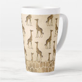 金ゴールドジエレガントリンチスタイリッシュックビンテージラテマグ カフェラテマグ (右アングル)