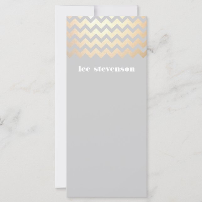 金ゴールドジグザグパターンブラック (正面)