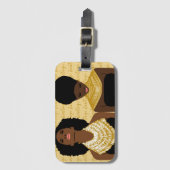 金ゴールドジュエリー ラゲッジタグ (正面縦)