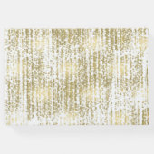 金ゴールドジュエル《写真》ぼけ味結婚抽象芸術 ゲストブック (裏面)