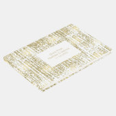 金ゴールドジュエル《写真》ぼけ味結婚抽象芸術 ゲストブック (コーナー)