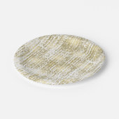 金ゴールドジュエル《写真》ぼけ味結婚抽象芸術 ペーパープレート (アングル)