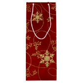 金ゴールドジョイクリスマスワイン抱き枕 ワインギフトバッグ (裏面)