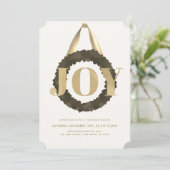 金ゴールドジョイグリーンリースクリスマスコンサートリサイタル 招待状 (スタンド正面)