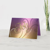 金ゴールドジョイラベンダーパープル シーズンカード (正面)