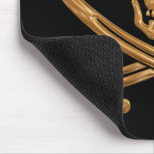 金ゴールドジョリーロジャー マウスパッド (コーナー)