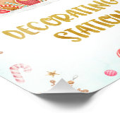 金ゴールドジンジャーブレッ飾ドハウスステーションサイン フォトプリント (角)