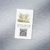 *~*金ゴールドスきらめくコミックマジカルQRクリスタル マグネット名刺 (インサイチュ)