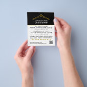 金ゴールドスイミングアイコン、スイミングレッ広告スン チラシ (手)