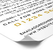 金ゴールドスイミングアイコン、スイミングレッ広告スン ポスター (角)