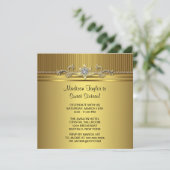 金ゴールドスウィート16バースデーパーティー 招待状 (スタンド正面)