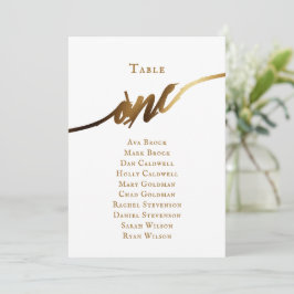 金ゴールドスエレガントクリプトの表番号1シーティンググラフ 招待状