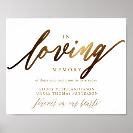 金ゴールドスエレガントクリプトタイポグラフィポスター ポスター