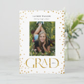 金ゴールドスエレガントパークル 招待状 (スタンド正面)