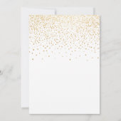 金ゴールドスエレガントパークル 招待状 (裏面)