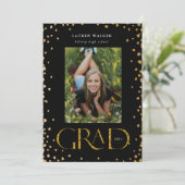 金ゴールドスエレガントパークル 招待状 (スタンド正面)