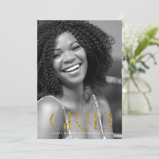 金ゴールドスエレガントパークル 招待状 (スタンド正面)