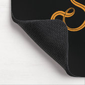 金ゴールドスカスタムクリプトイニシャル マウスパッド (コーナー)