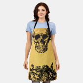 金ゴールドスカル |エプロン エプロン (着用した状態)