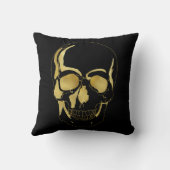 金ゴールドスカル クッション (裏面)