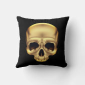 金ゴールドスカル クッション (裏面)