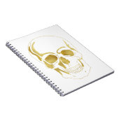 金ゴールドスカル ノートブック (右側)