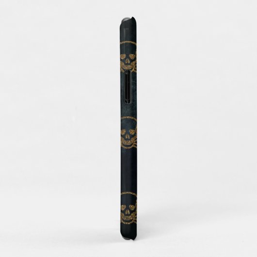 金ゴールドスカル Case-Mate iPhoneケース (裏面/右)