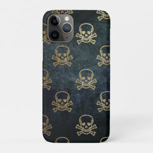 金ゴールドスカル iPhone 11 PROケース