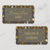 金ゴールドスカンジナビアハウス 名刺 (正面/裏面)