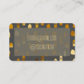 金ゴールドスカンジナビアハウス 名刺 (裏面)