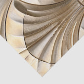 金ゴールドスキャロップパターンアールデコの分離 薄葉紙 (詳細)