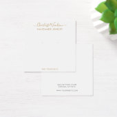 金ゴールドスクリプト名検索ジュエリー表示カード (デスク)