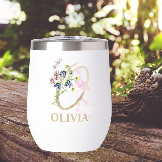 金ゴールドスクリプト文字またはモノグラムパーソナライズされた名