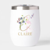 金ゴールドスクリプト文字Cモノグラムパーソナライズされた名 (正面)