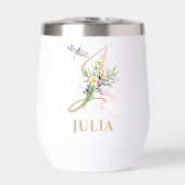 金ゴールドスクリプト文字Jモノグラムパーソナライズされた名 (正面)