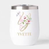 金ゴールドスクリプト文字Yモノグラムパーソナライズされた名 (正面)