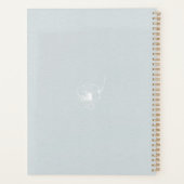 金ゴールドスクリプト未来ミセス赤面ブルー プランナー手帳 (裏面)